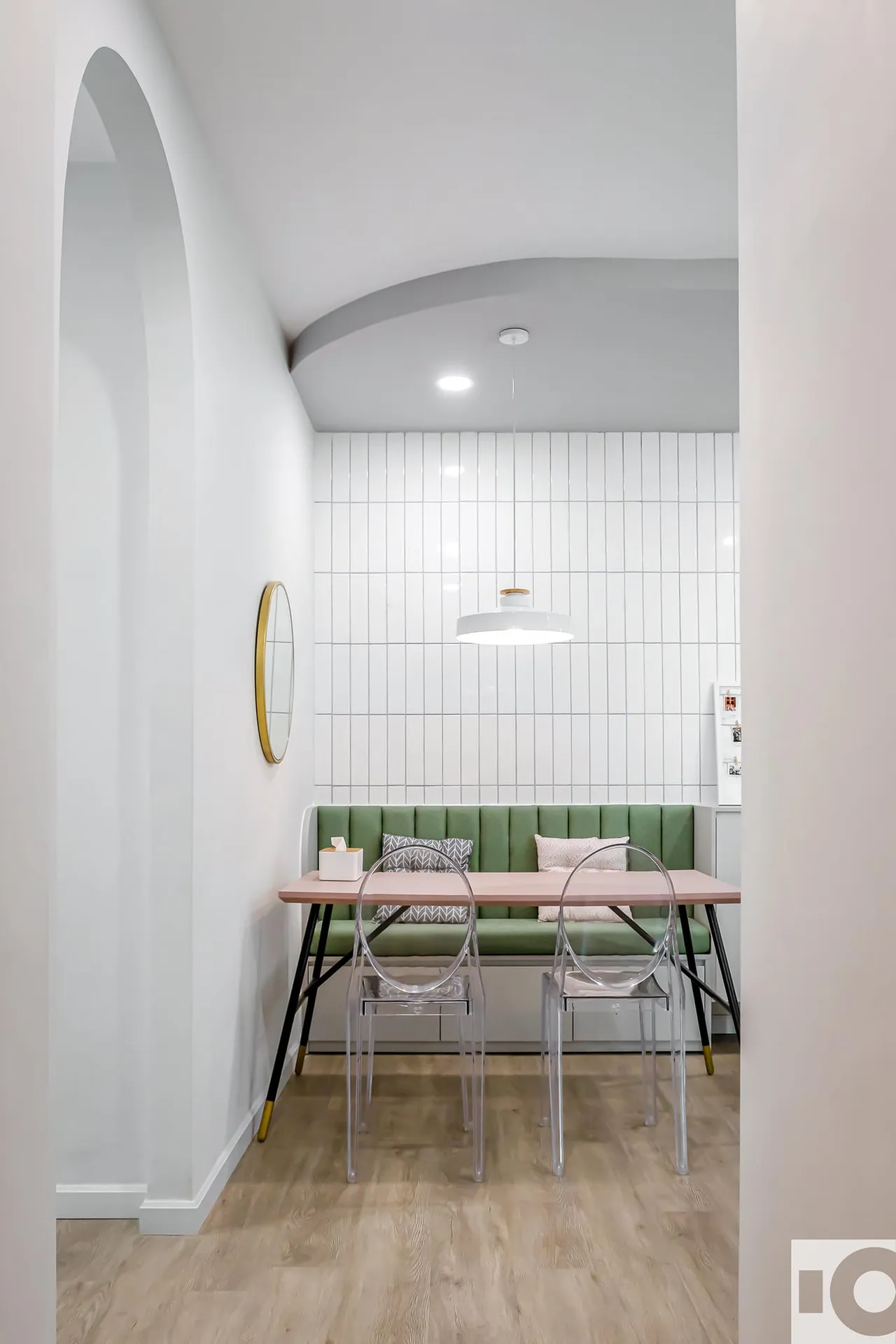 Hoàn thiện nội thất phòng ăn Căn hộ chung cư Thạnh Mỹ Lợi phong cách Tối giản Minimalist
