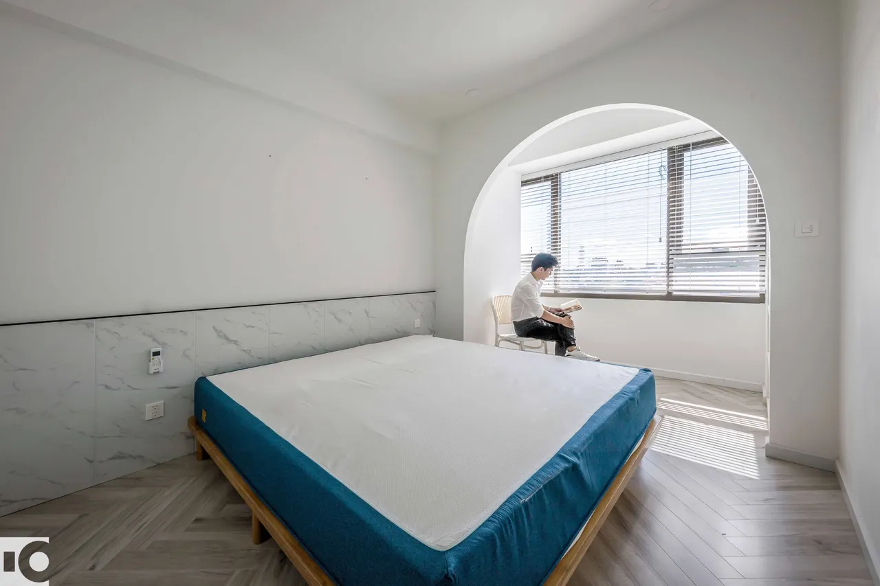 Hoàn thiện nội thất phòng ngủ Căn hộ E04 Saigon South Residences phong cách Tối giản Minimalist