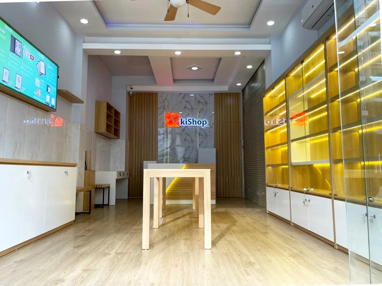 Hoàn thiện nội thất Cửa hàng AkiShop Bình Thạnh
