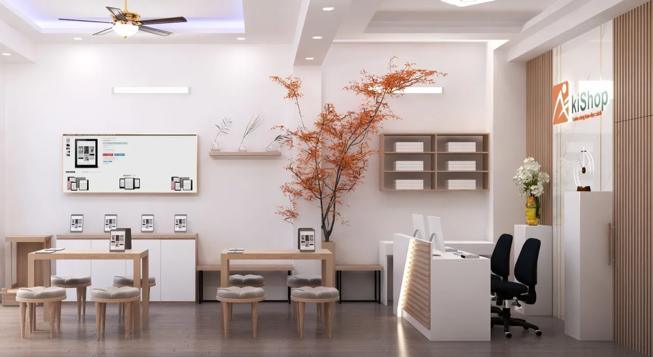Concept nội thất Cửa hàng AkiShop Quận Bình Thạnh