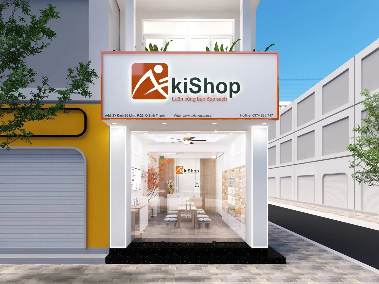 Concept Cửa hàng AkiShop Quận Bình Thạnh