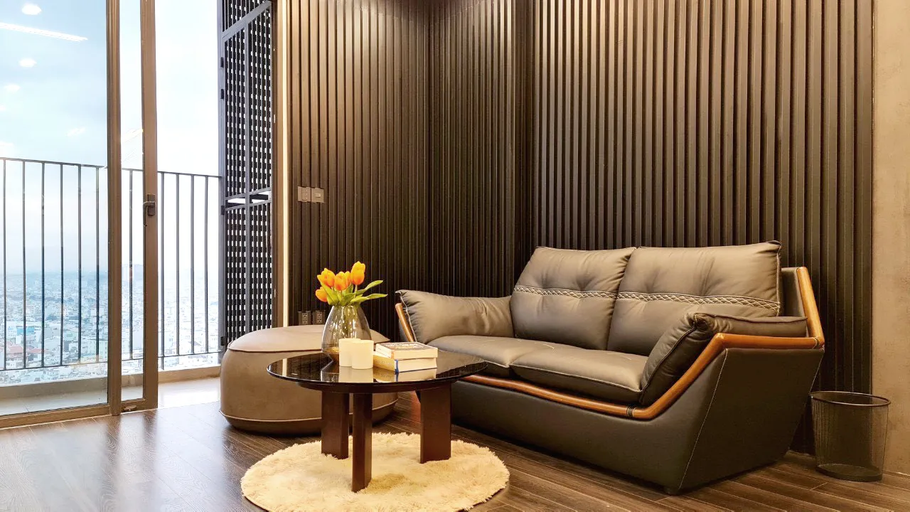 Hoàn thiện nội thất phòng khách Căn hộ Hà Đô Quận 10 phong cách Hiện đại Modern, phong cách Tối giản Minimalist