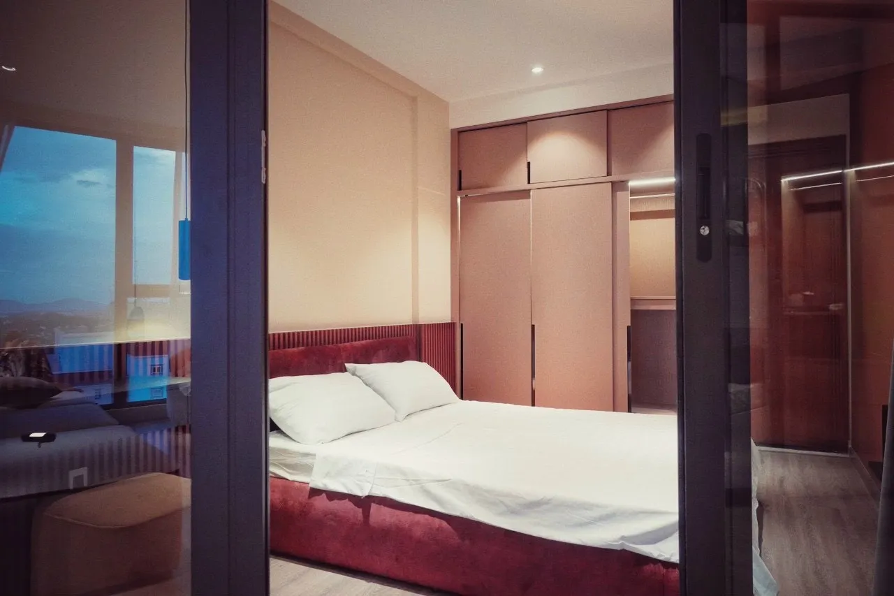 Hoàn thiện nội thất phòng ngủ master Căn hộ Gateway Vũng Tàu phong cách Hiện đại Modern