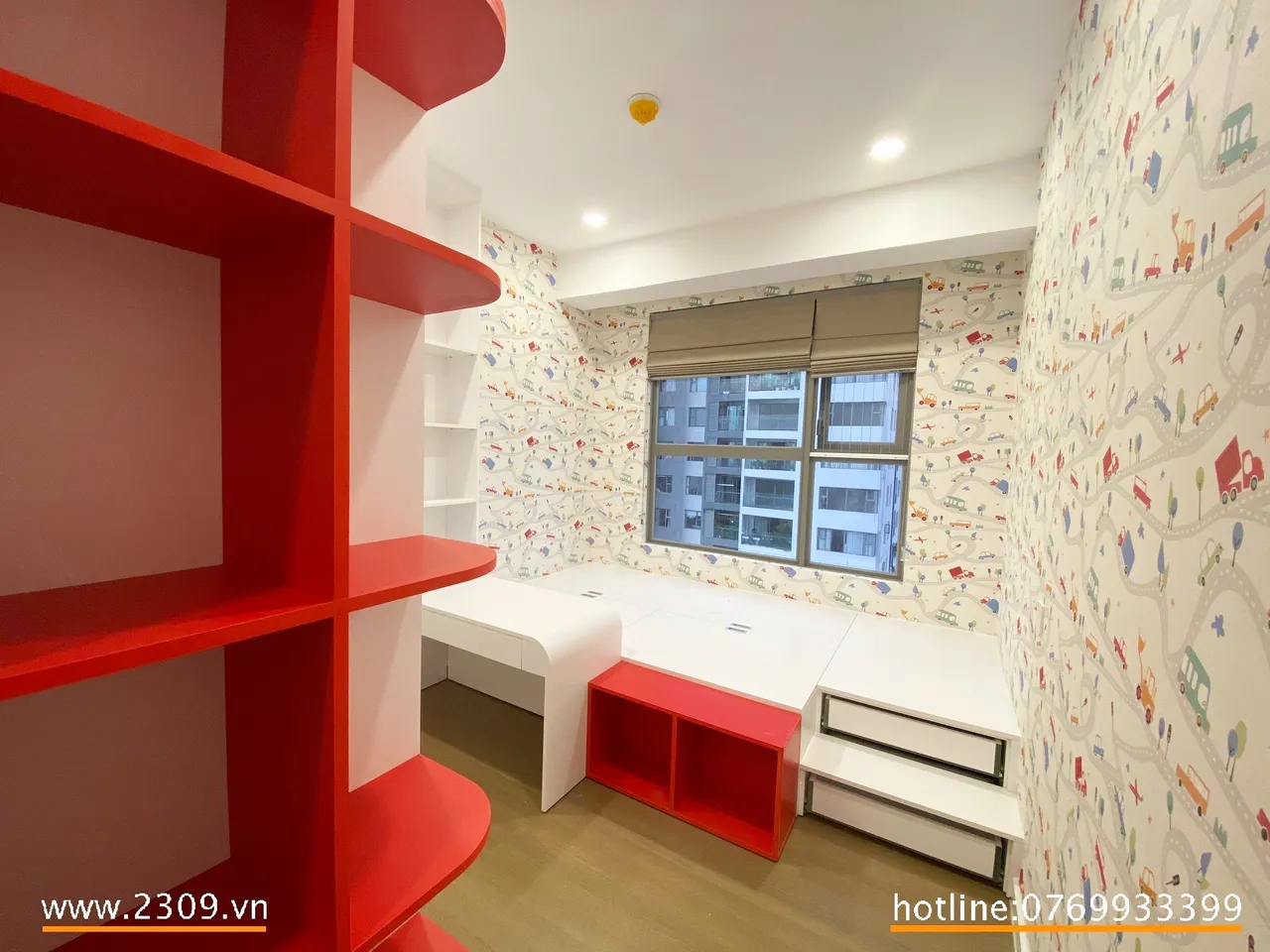 Hoàn thiện nội thất phòng ngủ cho bé Căn hộ Đường Nguyễn Hữu Thọ Quận 7 phong cách hiện đại Modern