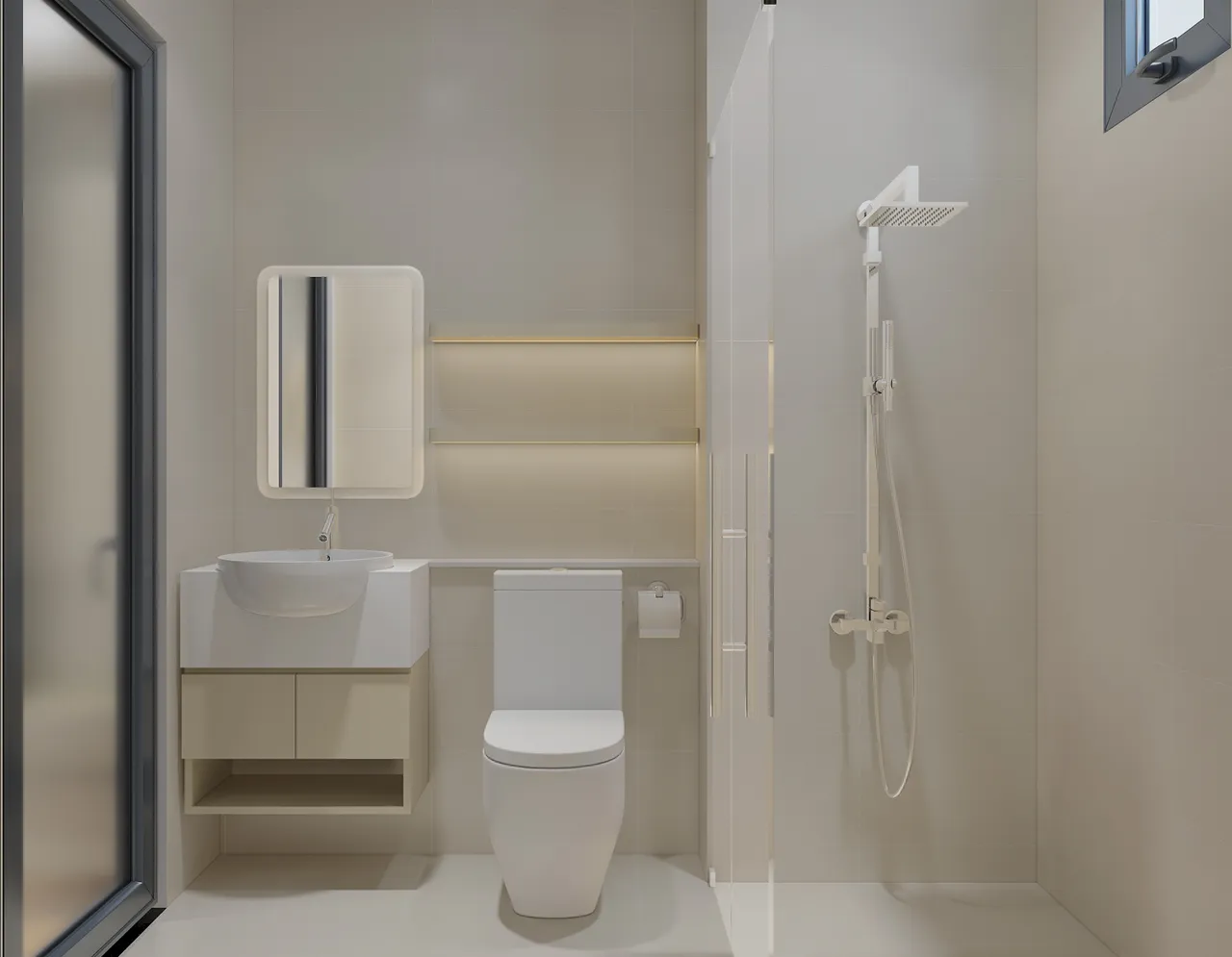  Phòng tắm - Căn hộ tại Quận 7 - Phong cách Modern 