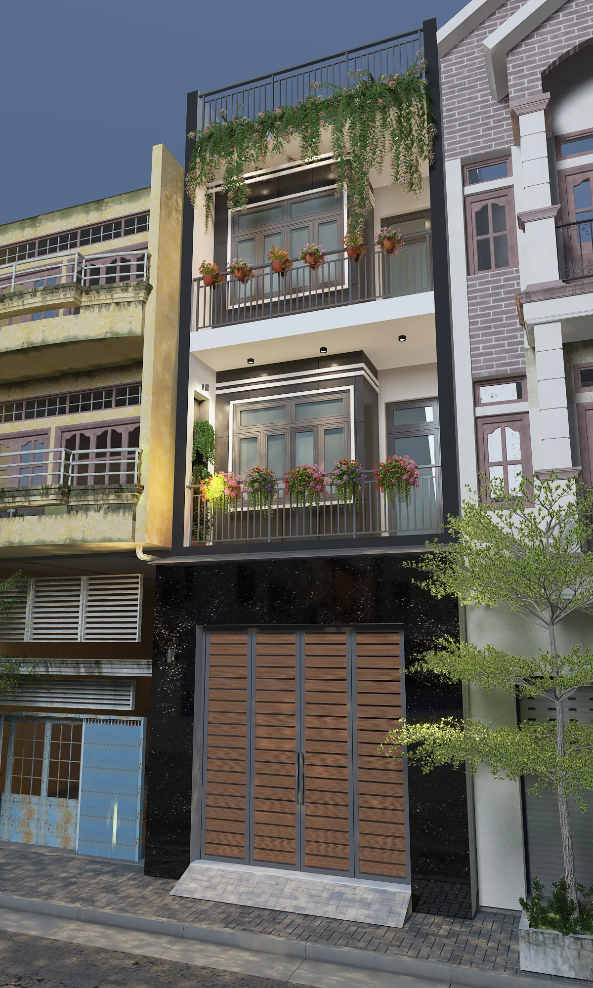 Concept mặt tiền Nhà phố Tân Bình