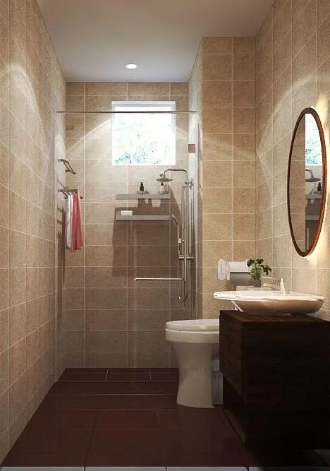Concept nội thất phòng tắm, nhà vệ sinh Căn hộ Scenic Valley Phú Mỹ Hưng phong cách Hiện đại Modern