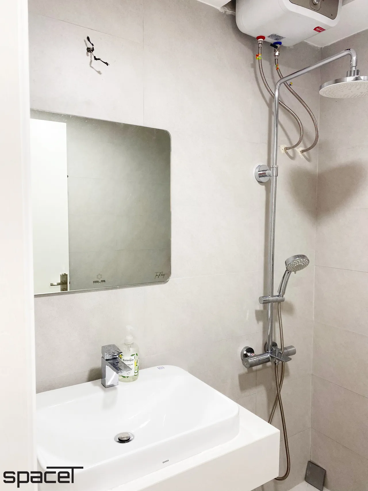  Phòng tắm - Cải tạo Căn hộ Hoàng Anh Gia Lai 2 - Phong cách Minimalist 