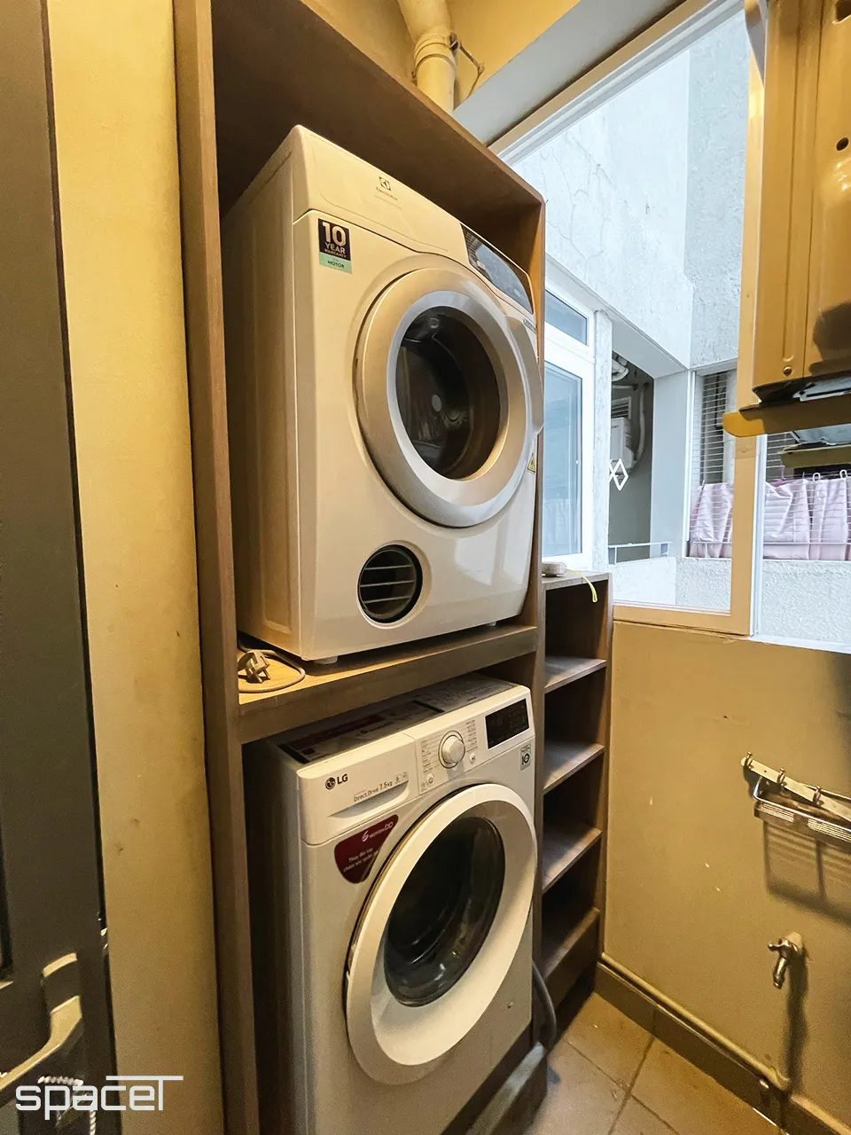 Hoàn thiện nội thất phòng giặt Căn hộ Masteri Thảo Điền Quận 2 phong cách hiện đại Modern