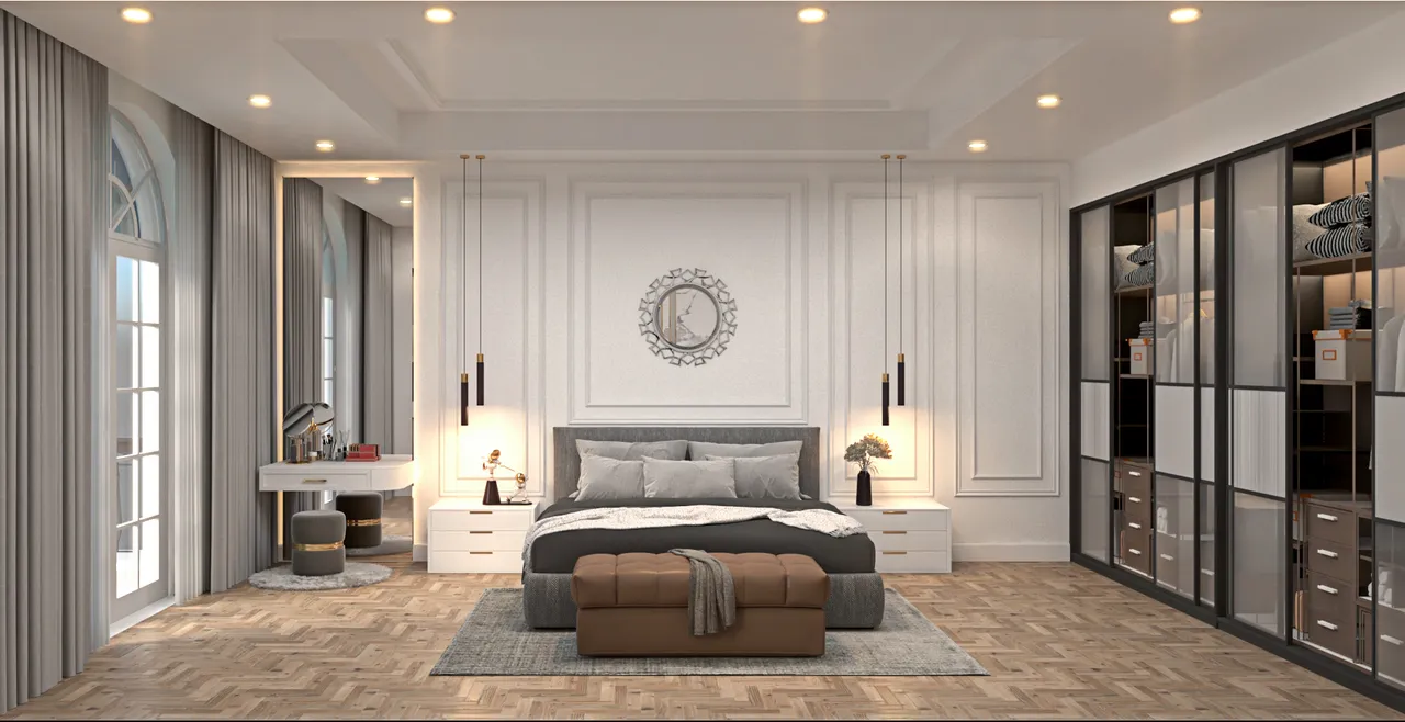  Phòng ngủ - Biệt thự Long Hải - Phong cách Neo Classic 