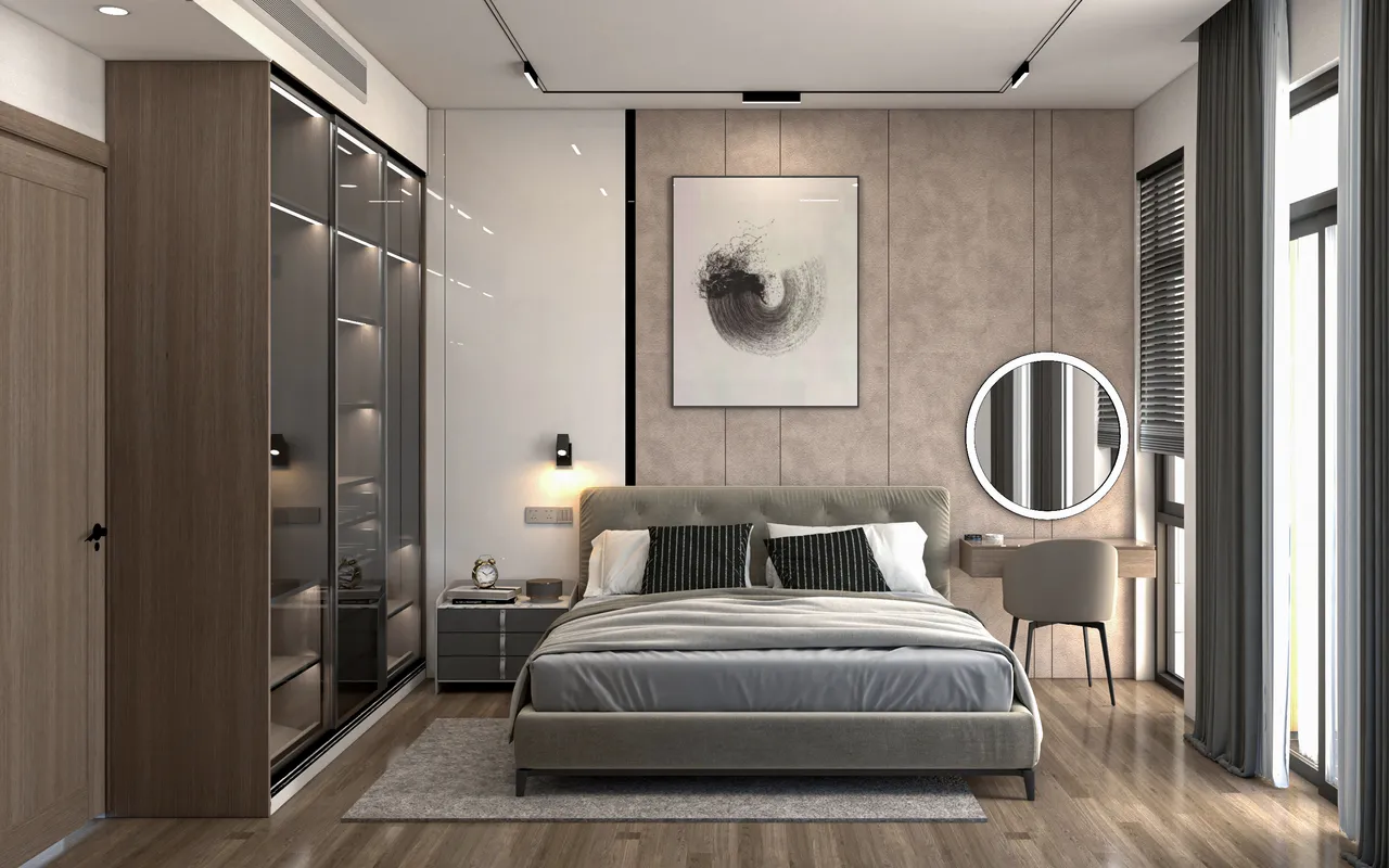  Phòng ngủ - Nhà phố Bà Rịa 500m2 - Phong cách Modern 