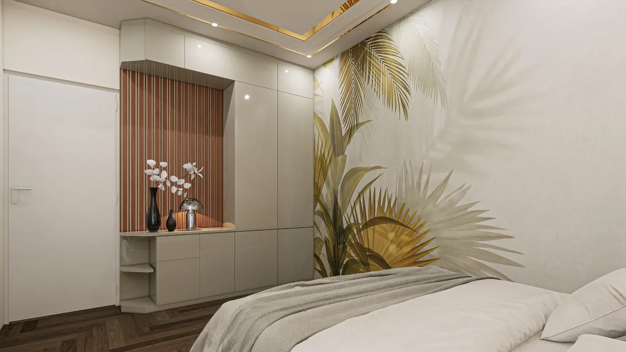 Concept nội thất phòng ngủ Nhà phố 372m2 phong cách Hiện đại Modern