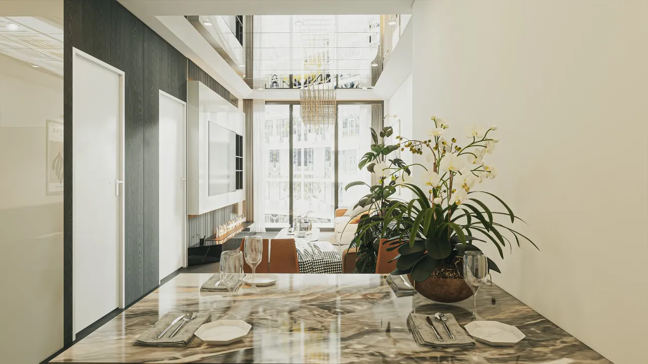  Phòng ăn - Nhà phố 372m2 - Phong cách Modern 