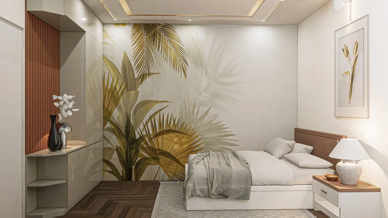 Concept nội thất phòng ngủ Nhà phố 372m2 phong cách Hiện đại Modern