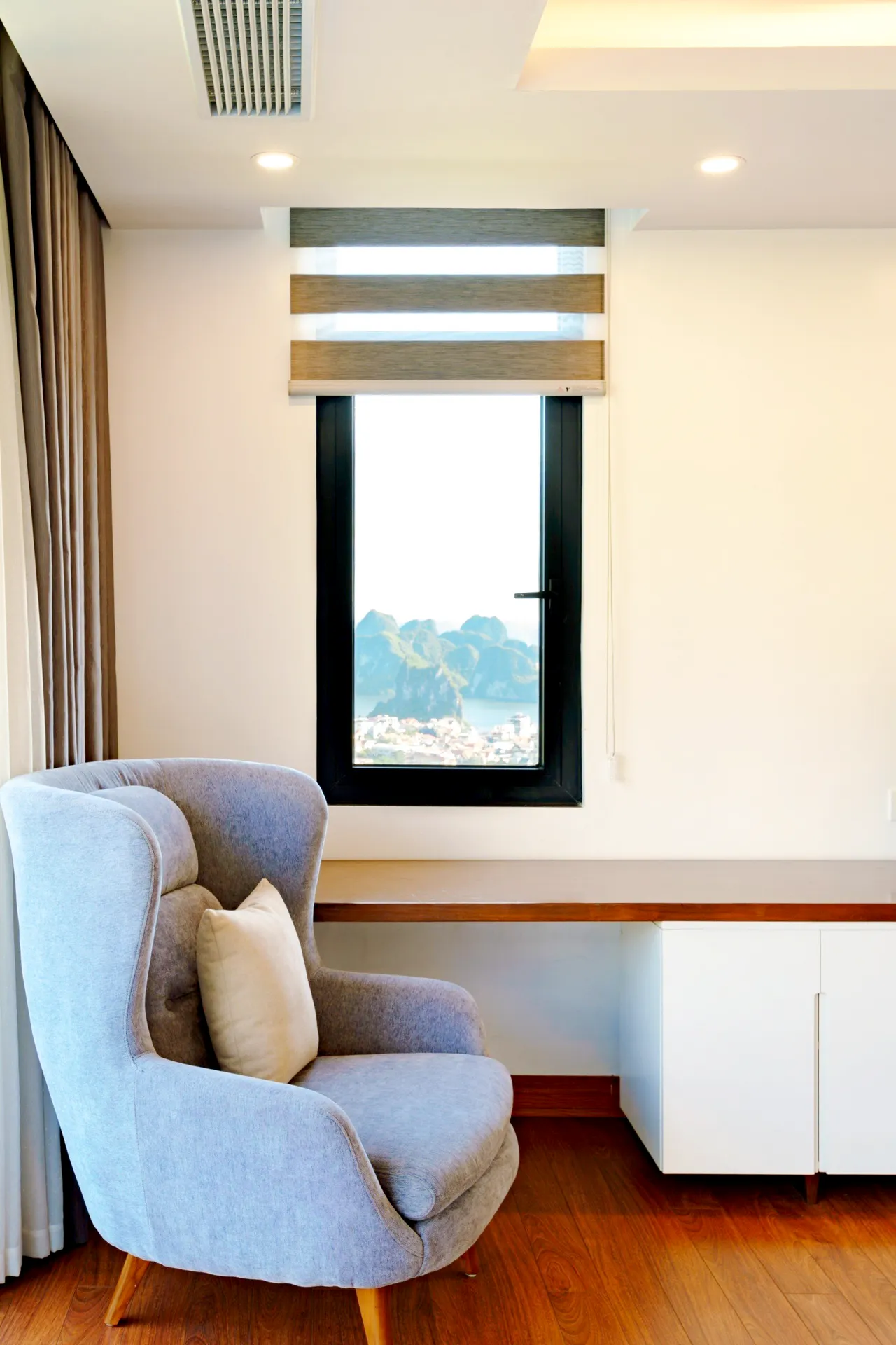 Hoàn thiện nội thất góc thư giãn Biệt thự ven sông 1800m2 phong cách Hiện đại Modern