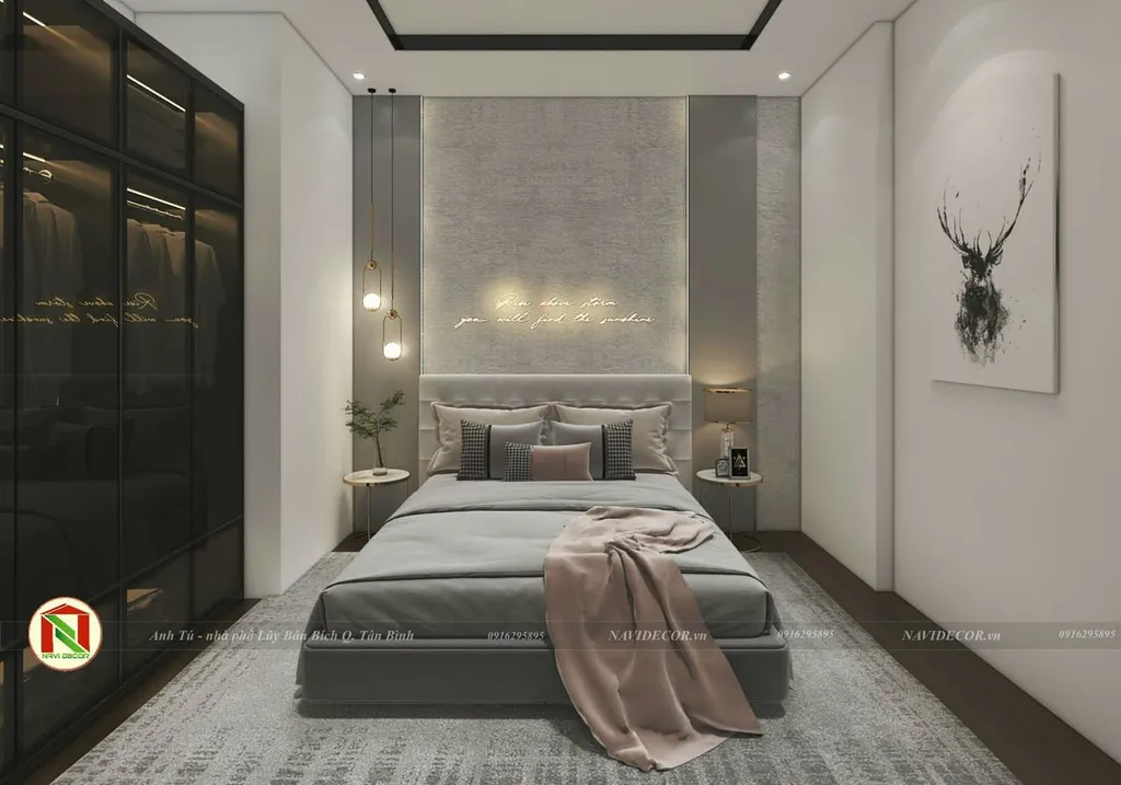  Phòng ngủ - Nhà phố Quận Tân Bình - Phong cách Modern 