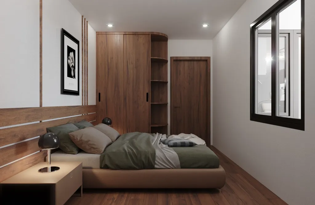 Concept nội thất phòng ngủ Căn hộ Opal Thủ Đức phong cách hiện đại Modern