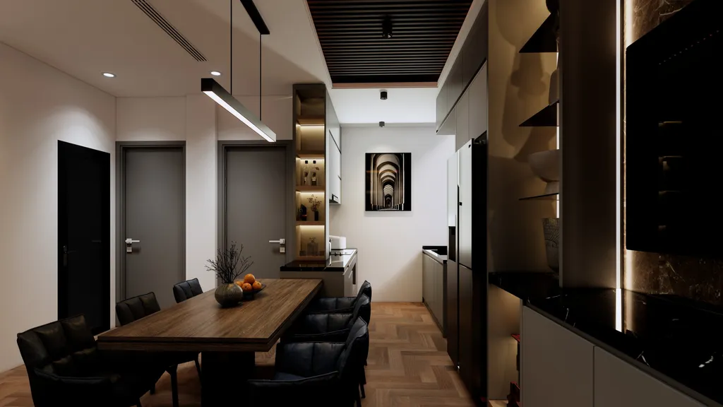 Concept nội thất nhà bếp Căn hộ chung cư Quân Đội Gò Vấp phong cách hiện đại Modern