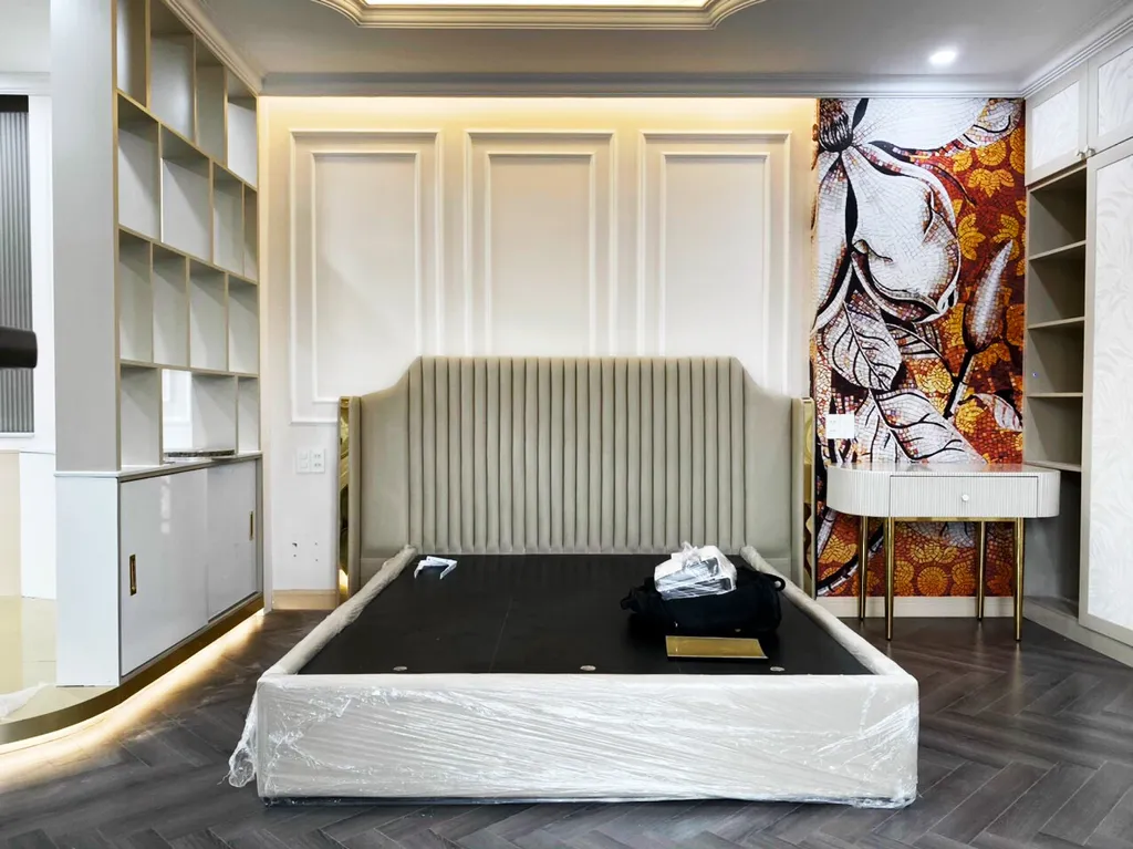 Hoàn thiện nội thất phòng ngủ Nhà phố Thủ Đức phong cách tân cổ điển Neo Classic