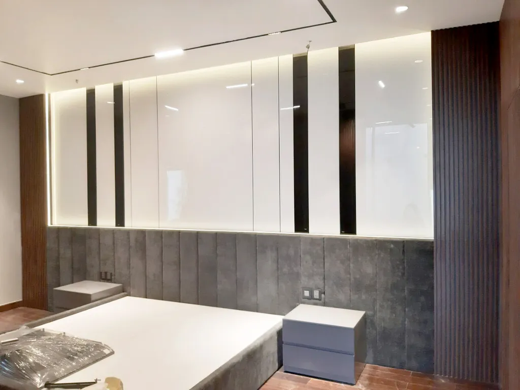 Hoàn thiện nội thất phòng ngủ Biệt thự Quận 10 phong cách hiện đại Modern
