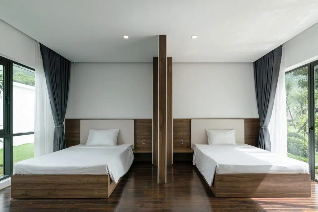 Hoàn thiện nội thất phòng ngủ Biệt thự sân vườn Củ Chi mang phong cách Modern (Hiện đại)