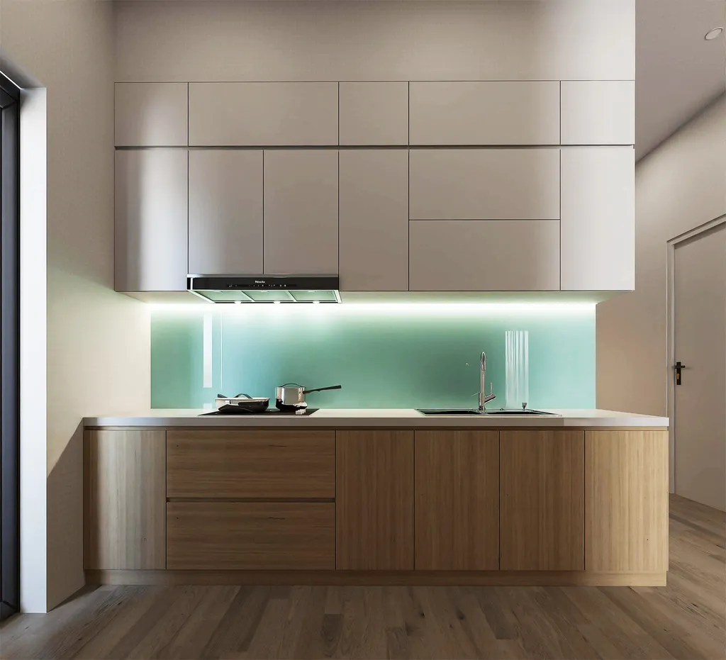 Concept nội thất phòng bếp Căn hộ phong cách Scandinavian Bắc Âu