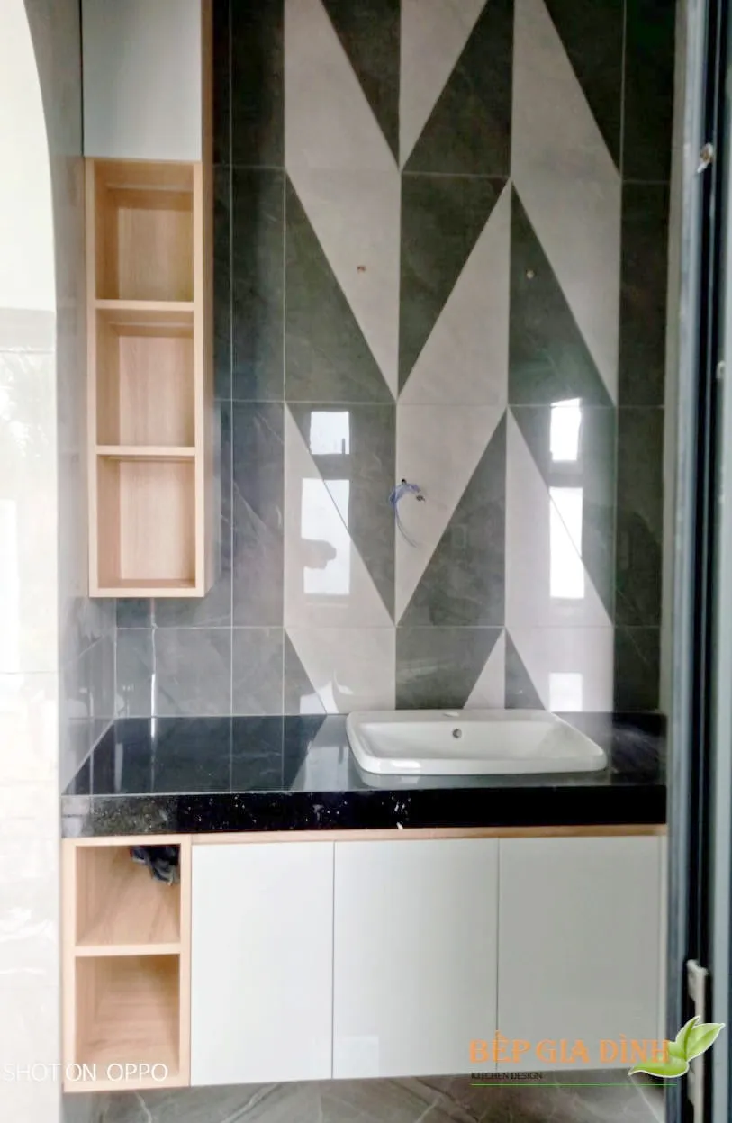 Hoàn thiện nội thất nhà vệ sinh nhà phố Phan Thiết phong cách Modern hiện đại