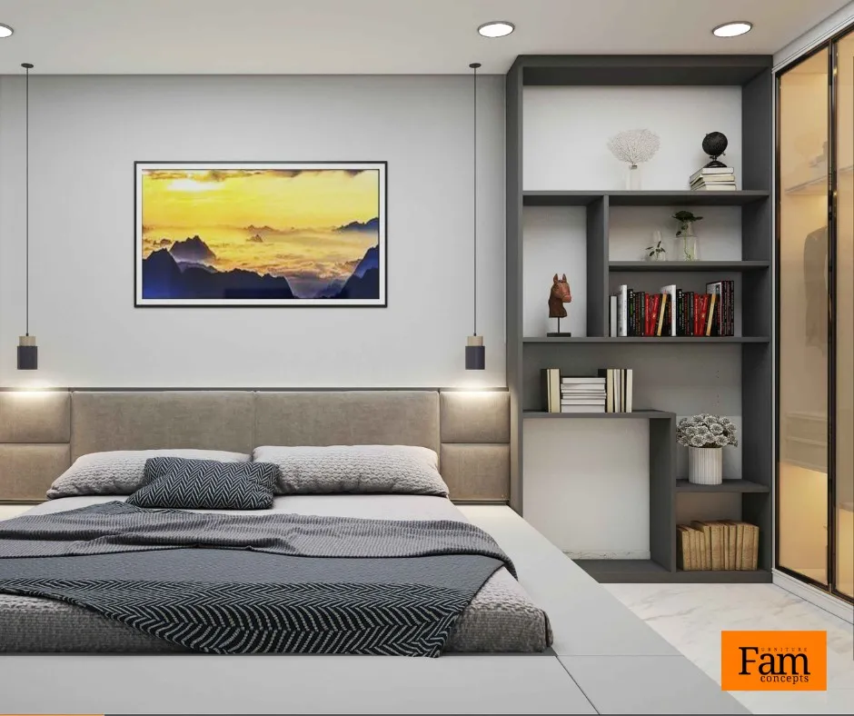 Concept nội thất phòng ngủ Căn hộ Scenic Valley mang phong cách Modern Hiện đại
