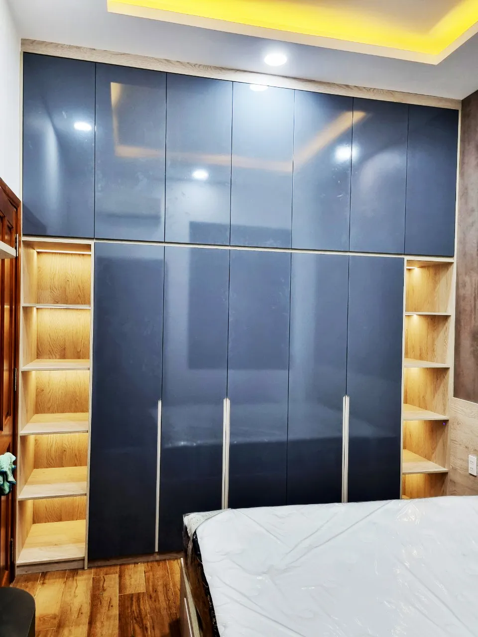 Hoàn thiện nội thất phòng ngủ nhà phố Vĩnh Viễn Quận 10 mang phong cách Modern Hiện đại