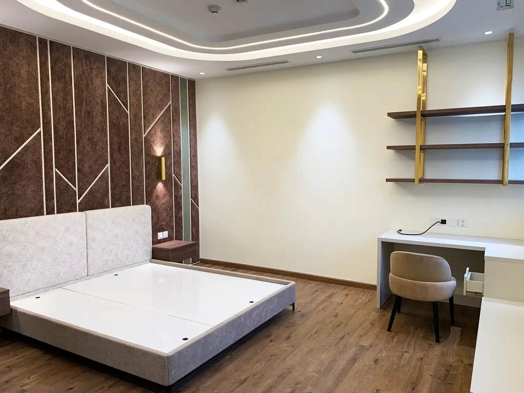 Hoàn thiện nội thất phòng ngủ Penthouse 3 Tháng 2 mang phong cách Modern Hiện đại