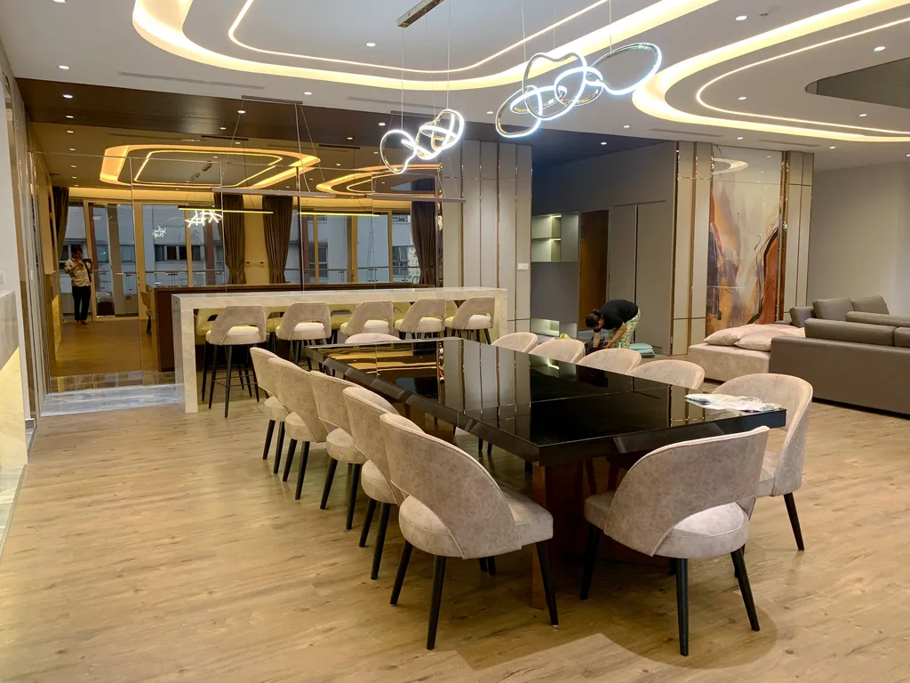 Hoàn thiện nội thất phòng ăn Penthouse 3 Tháng 2 mang phong cách Modern Hiện đại