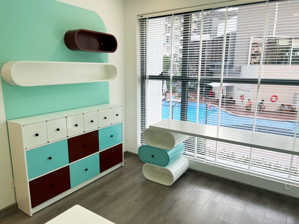 Hoàn thiện nội thất phòng cho bé Căn hộ chung cư Celadon Tân Phú 95m2 mang phong cách Color Block