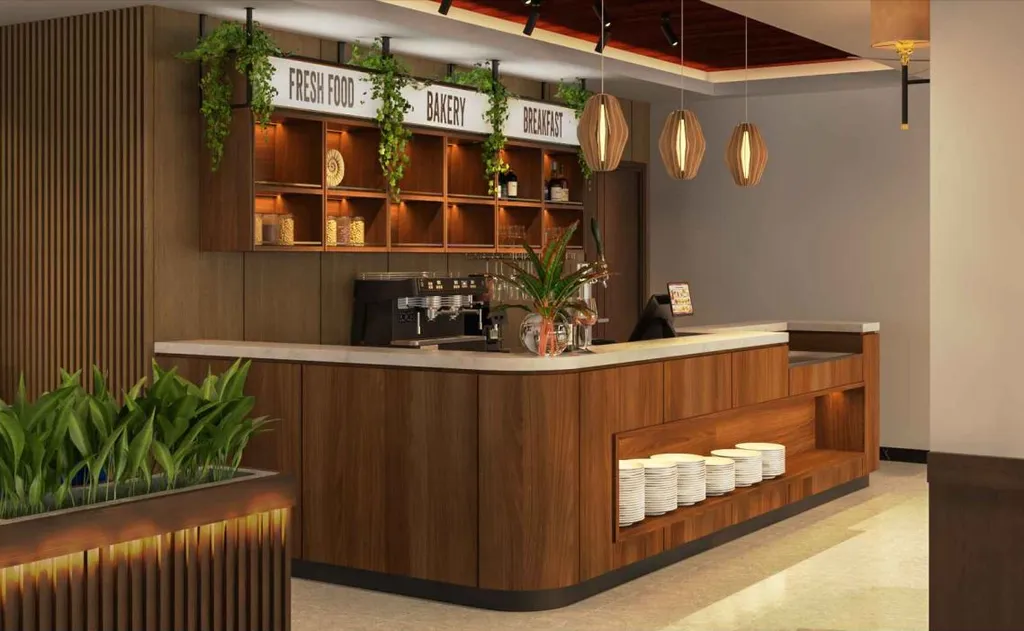 Concept nội thất 3D Nhà hàng Bãi Rớ Đà Nẵng