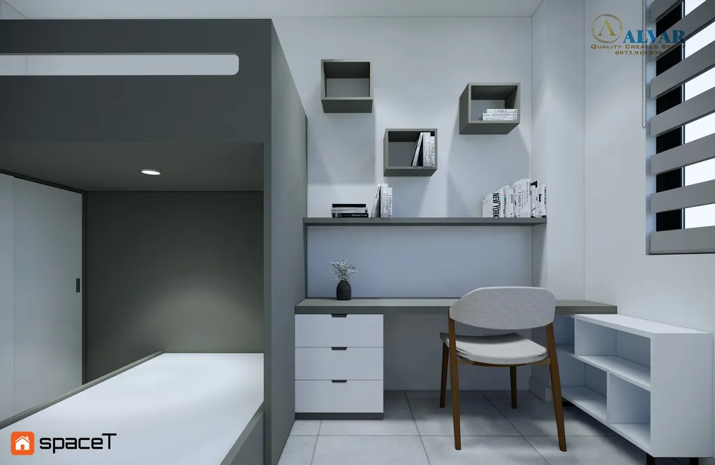 Thiết kế nội thất 3D cho phòng ngủ Gò Vấp theo phong cách Modern