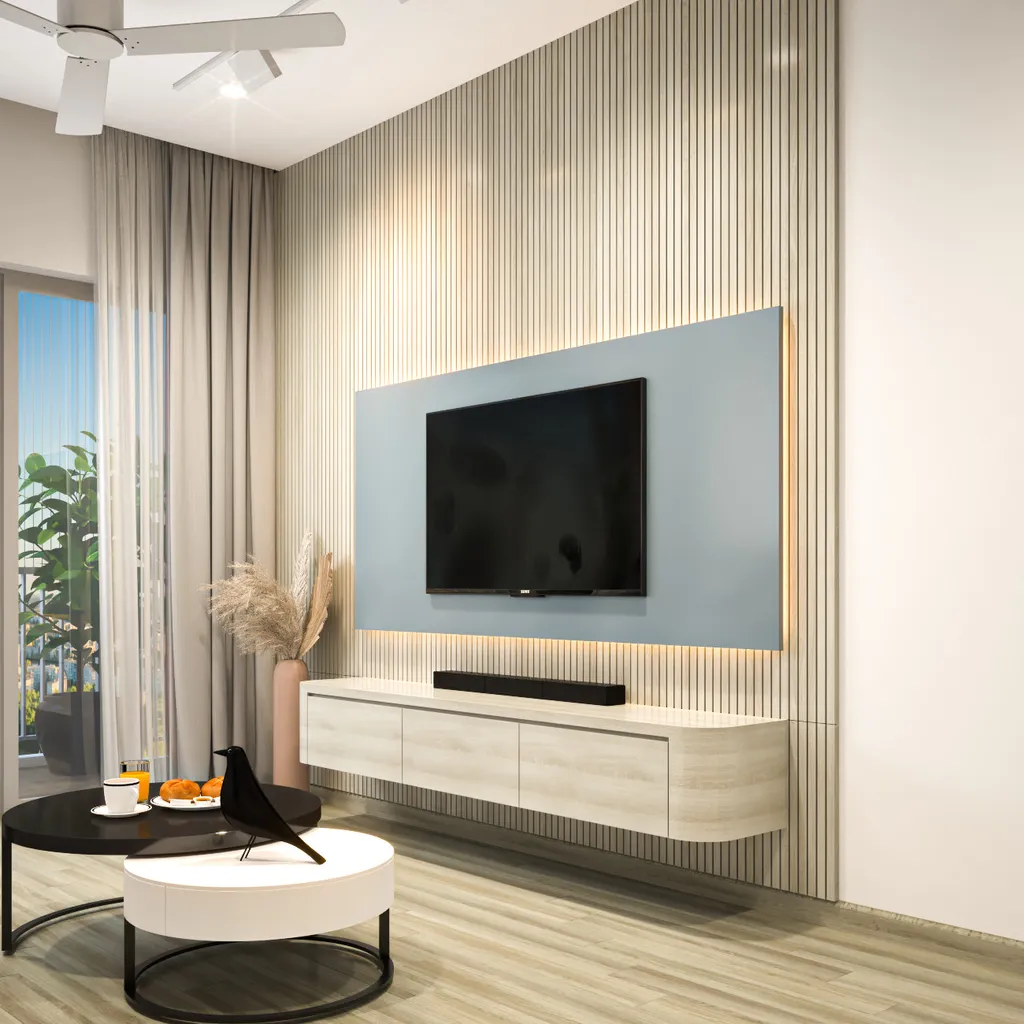 Thiết kế nội thất 3D cho phòng khách Căn hộ Celadon Tân Phú theo phong cách Modern
