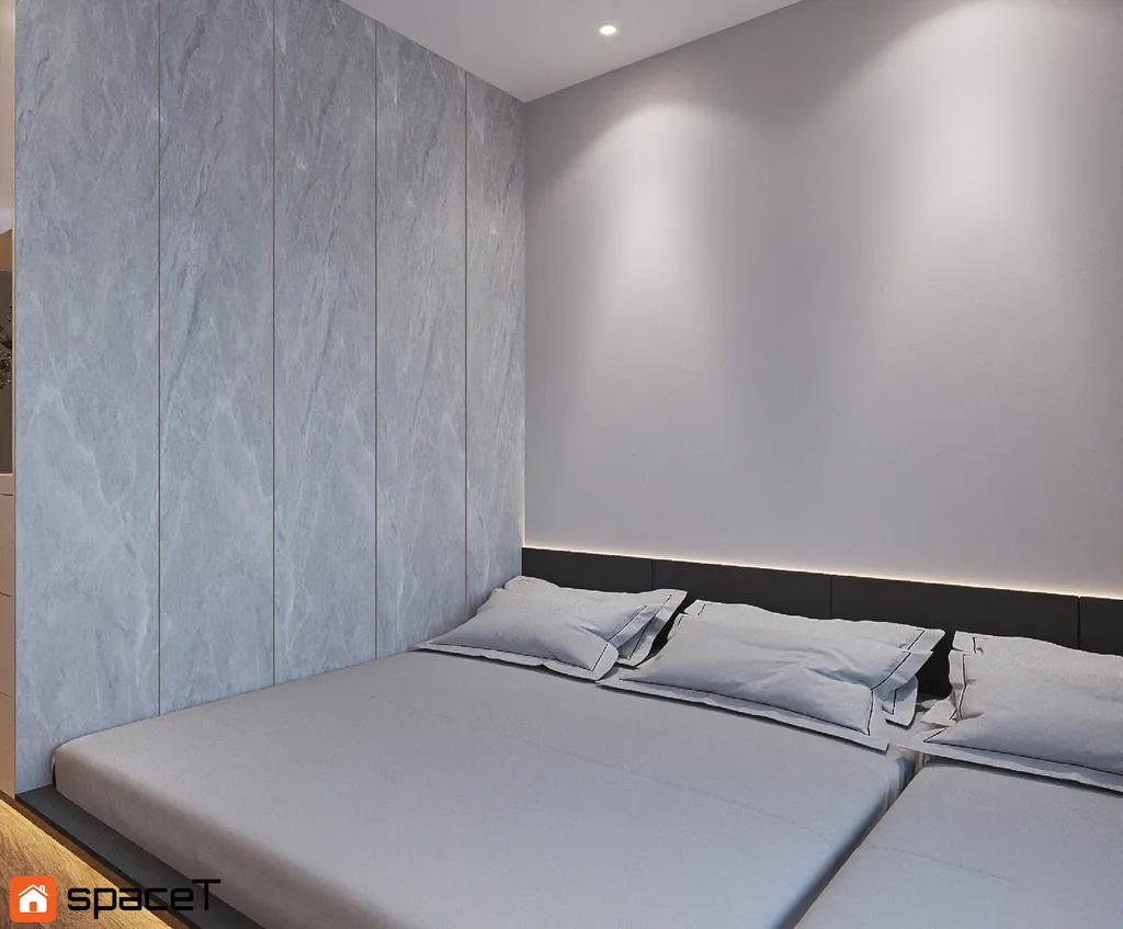 Thiết kế nội thất 3D cho phòng ngủ Căn hộ Origami Quận 9 theo phong cách Modern