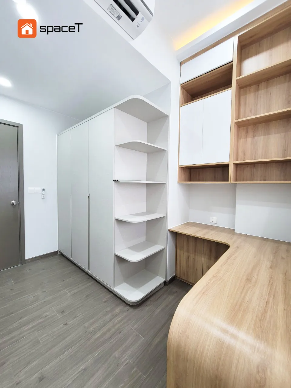 Công trình hoàn thiện nội thất cho phòng làm việc căn hộ Westgate Bình Chánh theo phong cách Scandinavian