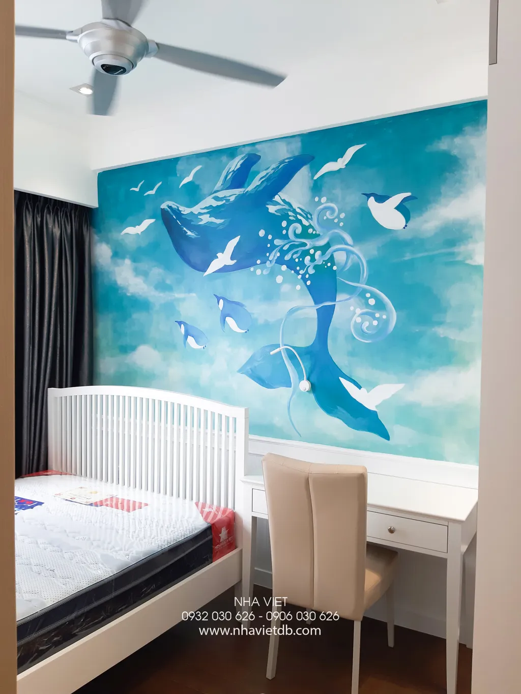 Công trình hoàn thiện nội thất cho phòng ngủ căn hộ The Rich Star theo phong cách Modern