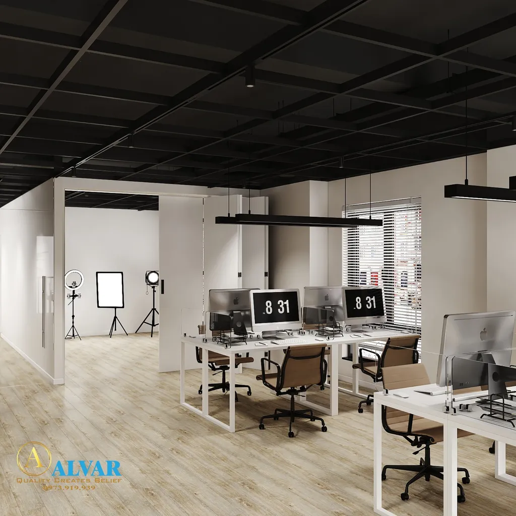 Thiết kế nội thất 3D cho Văn phòng Vạn Phúc theo phong cách Modern