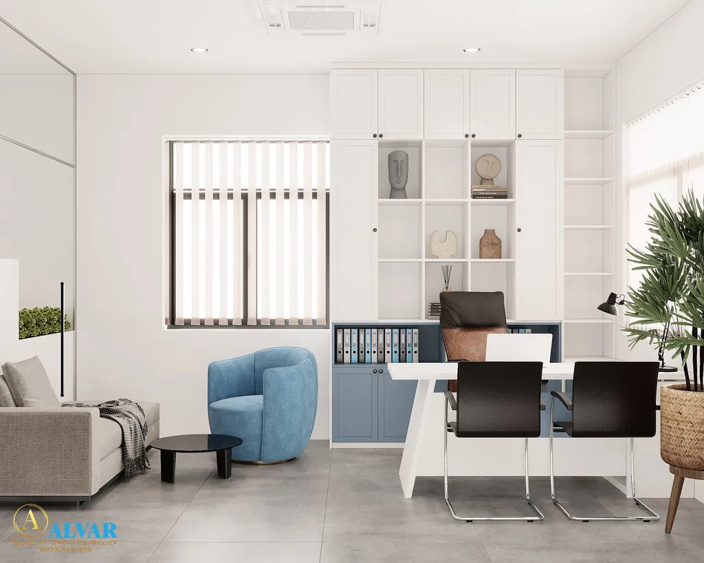 Thiết kế nội thất 3D cho Văn phòng theo phong cách Modern