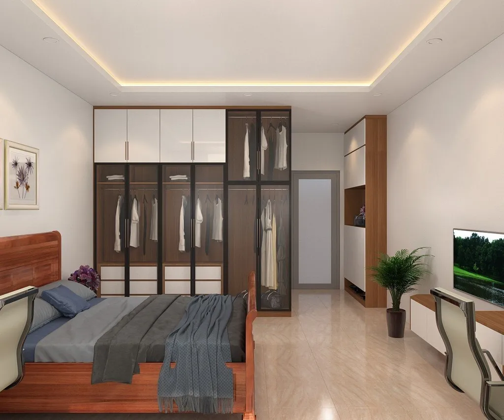Thiết kế nội thất 3D cho Nhà phố Lê Cao Lãng - Tân Phú theo phong cách Modern