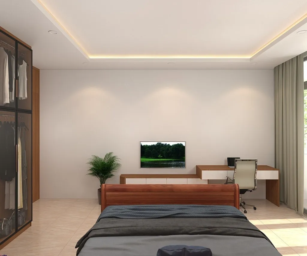 Thiết kế nội thất 3D cho Nhà phố Lê Cao Lãng - Tân Phú theo phong cách Modern