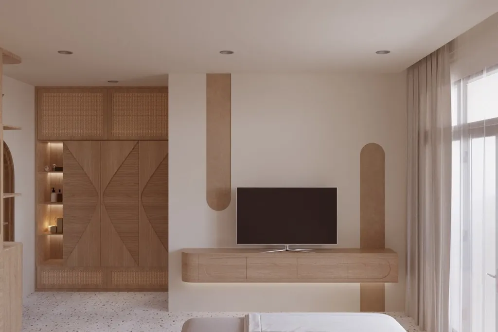 Thiết kế nội thất 3D cho phòng khách căn hộ chị Linh Quận 9 theo phong cách Modern