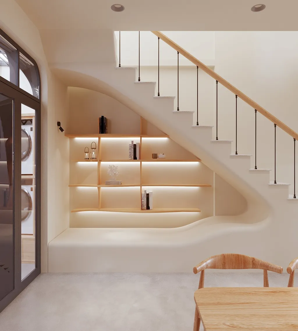 Thiết kế nội thất 3D cho phòng bếp căn hộ chị Linh Quận 9 theo phong cách Modern