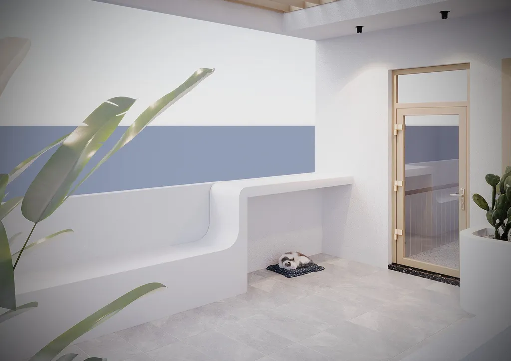 Thiết kế nội thất 3D cho sân thượng căn hộ anh Khánh Bình Thạnh theo phong cách Scandinavian