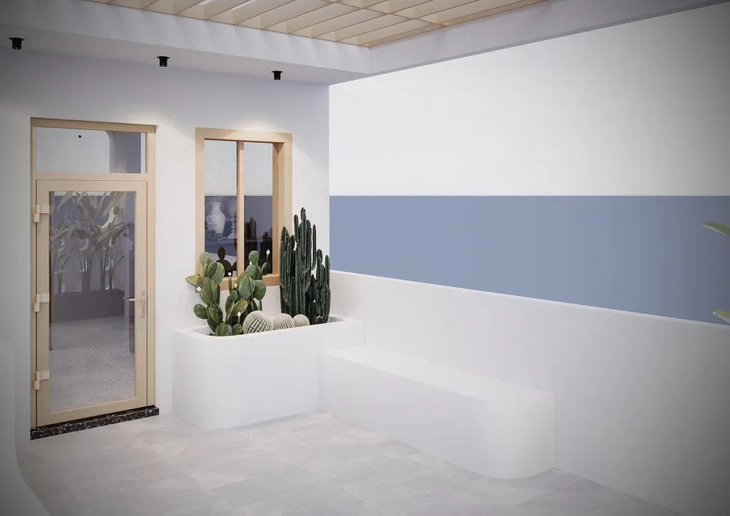 Thiết kế nội thất 3D cho sân thượng căn hộ anh Khánh Bình Thạnh theo phong cách Scandinavian