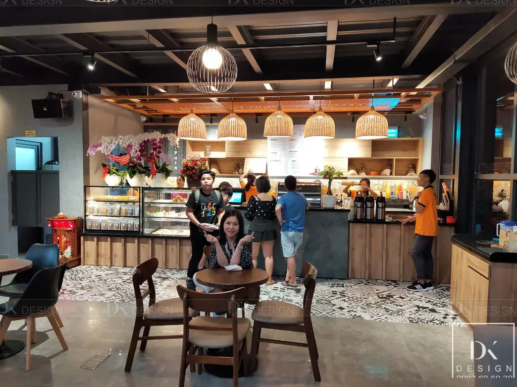 Công trình hoàn thiện cho tiệm The Fairy Coffee Tân Phú theo phong cách Modern x Industrial