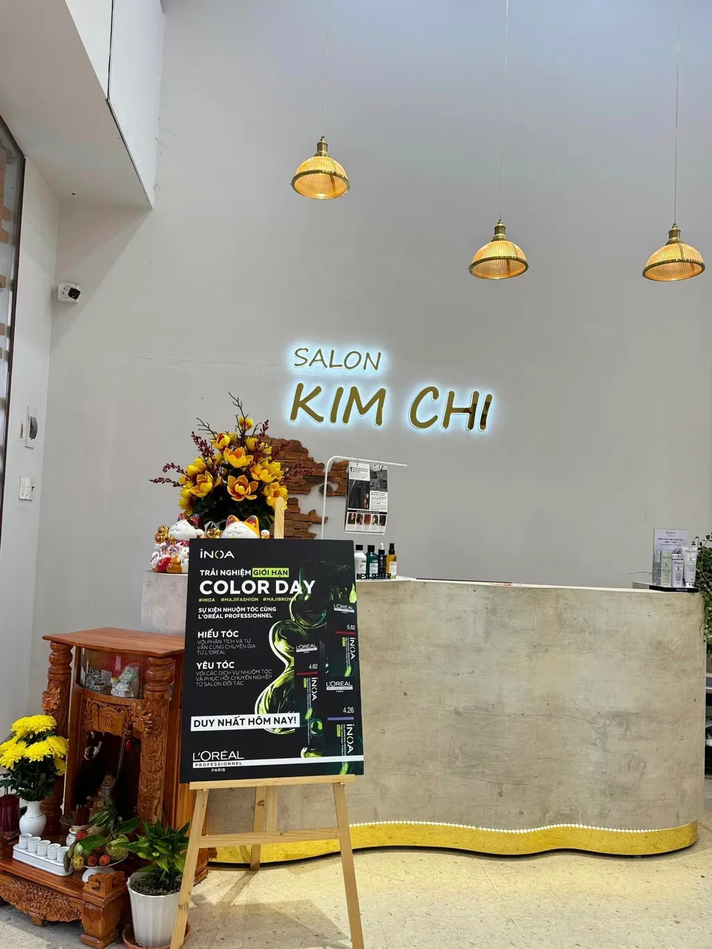 Công trình hoàn thiện nội thất Công trình Salon Kim Chi Củ Chi theo phong cách Modern