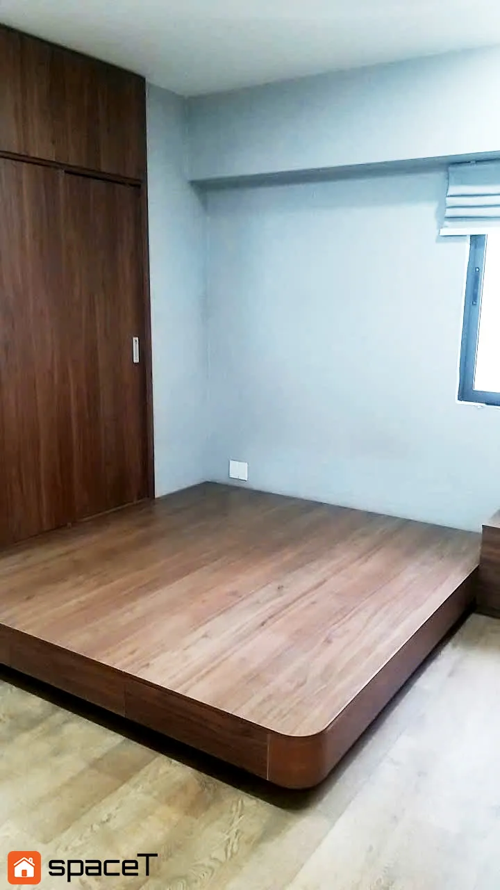 Hoàn thiện nội thất phòng ngủ cho Căn hộ Cantavil Thủ Đức mang phong cách Japandi