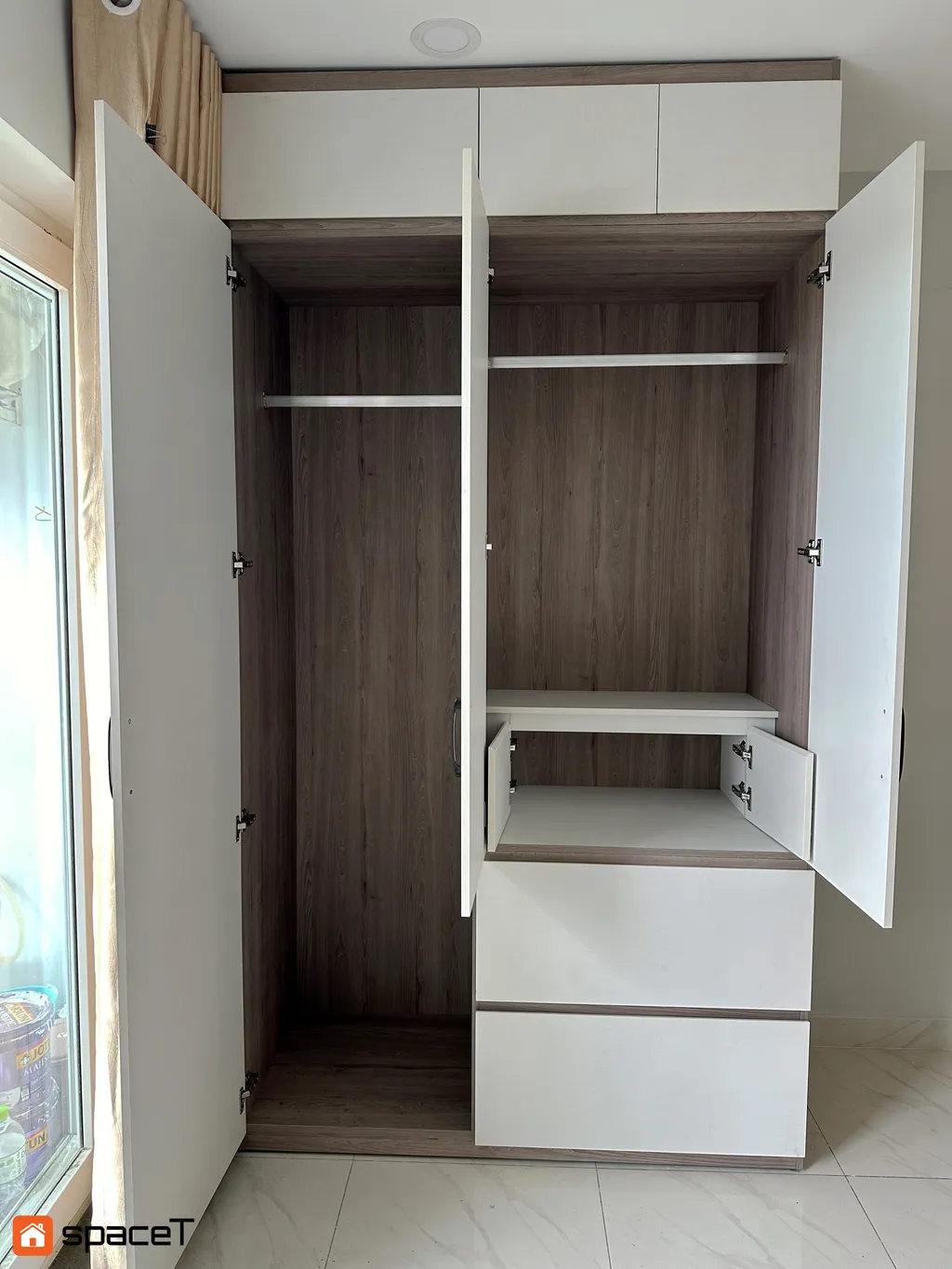 Hoàn thiện nội thất phòng ngủ Căn hộ studio Nguyễn Xí Bình Thạnh mang phong cách Modern